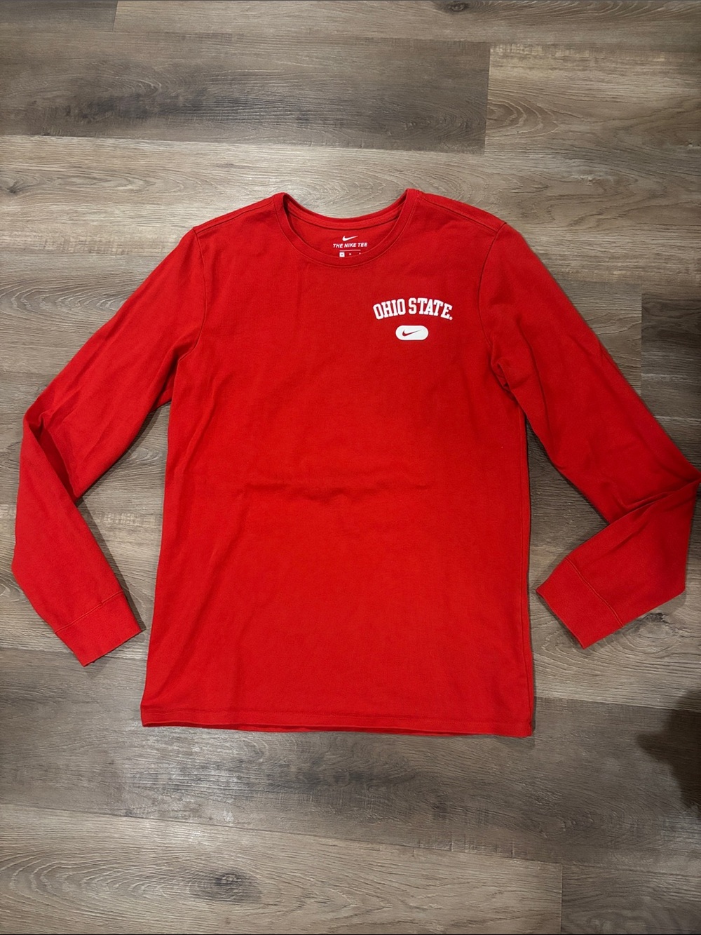 Nike Red Ohio State Long Sleeve Tee